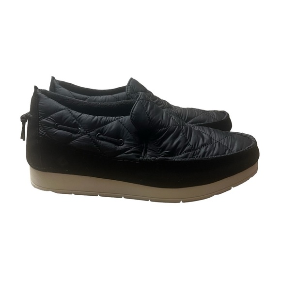 SPERRY Moc-Sider Nylon Slip-on Quilted Shoes in Classic Black Size 10 - Picture 1 of 7